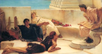  tadema - eine Lesung von Homer Romantiker Sir Lawrence Alma Tadema